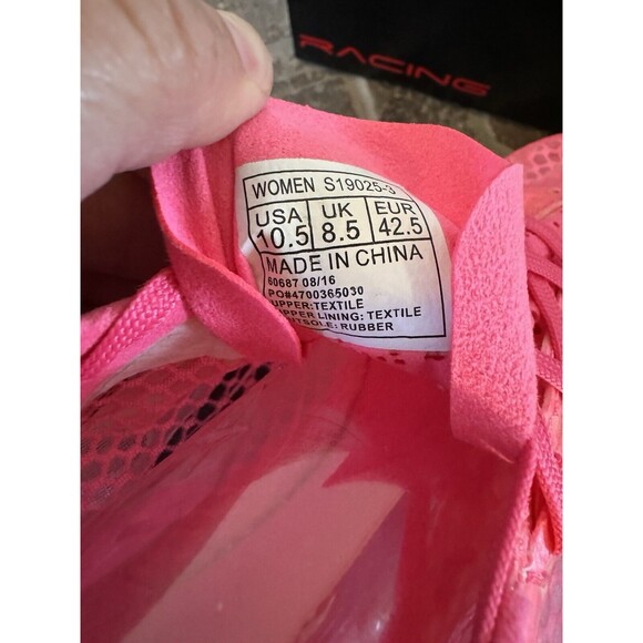 Saucony Racing Endorphin Lightweight Track Shoes  Women’s 10.5 Pink (NO BOX LID) - Picture 14 of 16